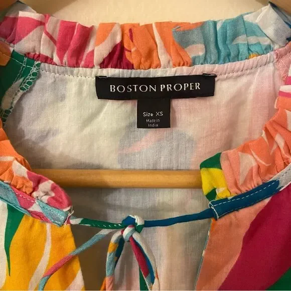 NWT Boston Proper tropical dress XS - Picture 5 of 8